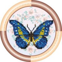 Набір міні для вишивання бісером Абріс Арт АМ-001 Метелик