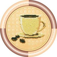 Набор мини для вышивки бисером Абрис Арт АМ-004 Кофе