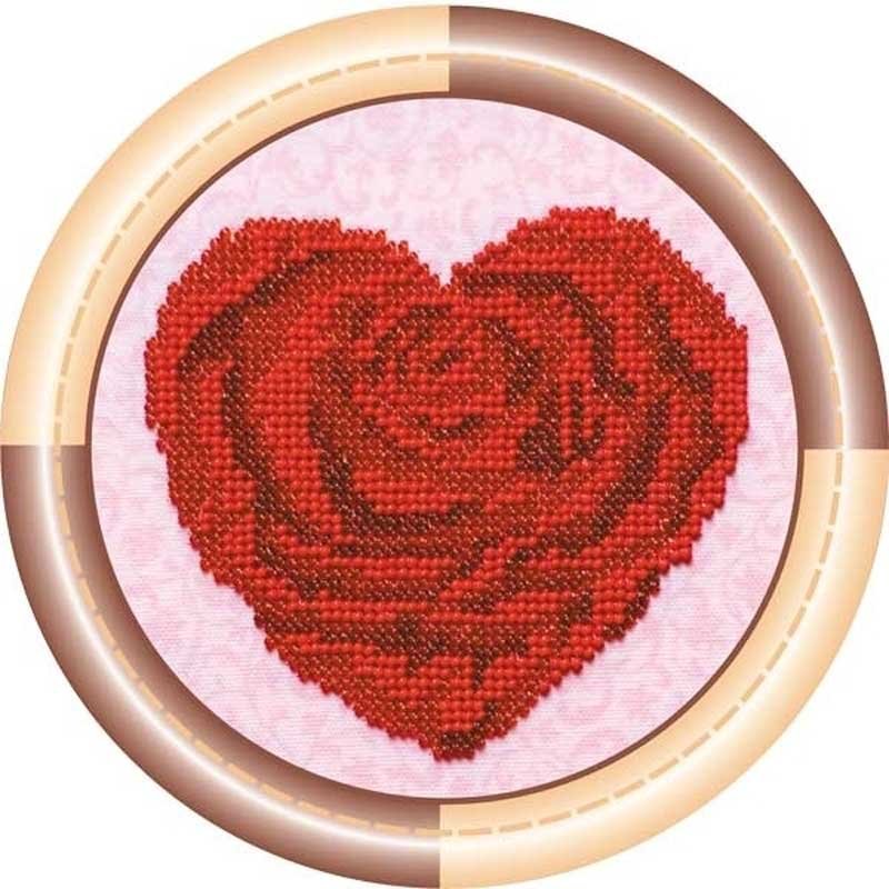 Bead embroideri kit Mini Abris Art AM-009 Heart
