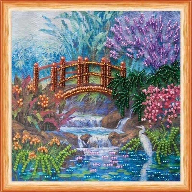 Bead embroideri kit Mini Abris Art AM-078 In the thickets