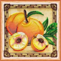 Набір міні для вишивання бісером Абріс Арт АМ-125 Сонячні персики