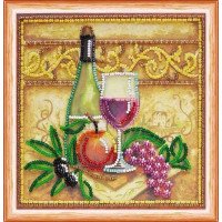 Набор мини для вышивки бисером Абрис Арт АМ-126 Вино и виноград