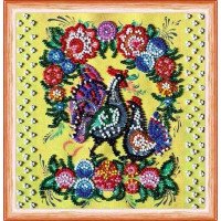 Набор мини для вышивки бисером Абрис Арт АМ-133 Городокский роспись