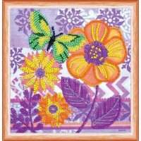 Bead embroideri kit Mini Abris Art AM-156 Amazing flowers