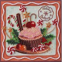 Набор мини для вышивки бисером Абрис Арт АМ-198 Праздничные сладости