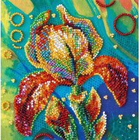 Bead embroideri kit Mini Abris Art AM-203 Multicolored iris