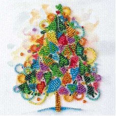 Bead embroideri kit Mini Abris Art AM-205 Holiday heart