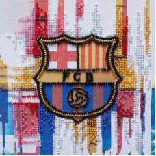 Набор мини для вышивки бисером Абрис Арт АМ-206 ФК Барселона