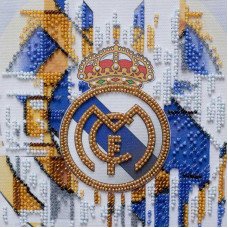 Набор мини для вышивки бисером Абрис Арт АМ-209 ФК Реал Мадрид