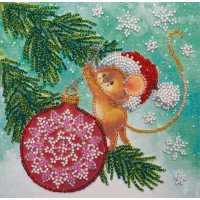 Bead embroideri kit Mini Abris Art AM-214 Decorating christmas tree