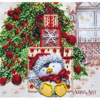 Bead embroideri kit Mini Abris Art AM-222 Under the Christmas tree