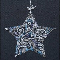 Bead embroideri kit Mini Abris Art AM-229 Lacy star