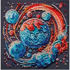 Bead embroideri kit Mini Abris Art AM-256 Cosmic Energy