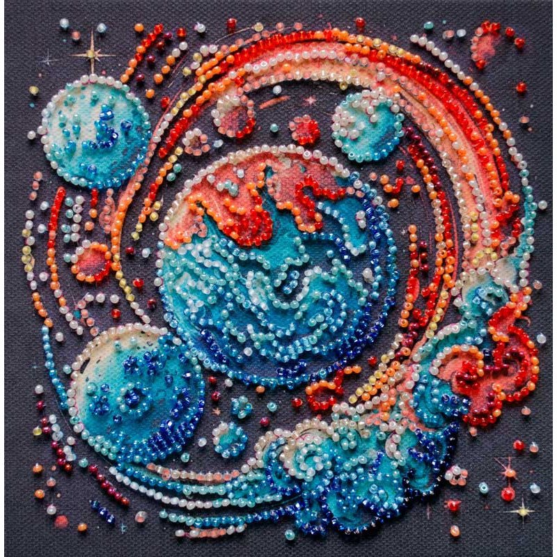 Bead embroideri kit Mini Abris Art AM-256 Cosmic Energy