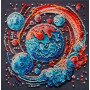 Bead embroideri kit Mini Abris Art AM-256 Cosmic Energy