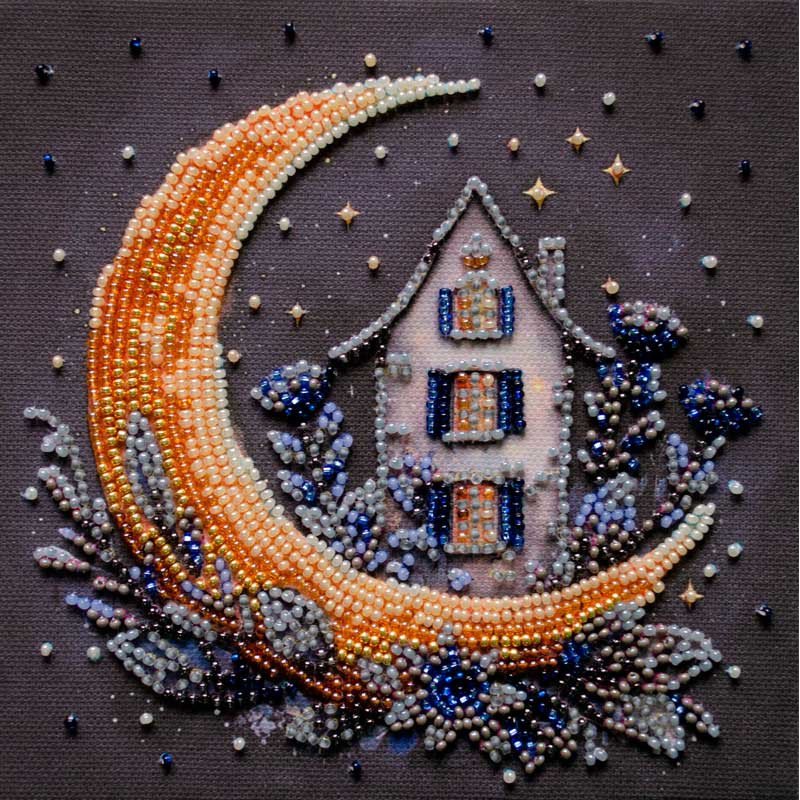 Bead embroideri kit Mini Abris Art AM-257 Magic of the Night Sky