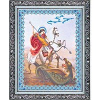 Main Bead Embroidery Kit on Canvas  Abris Art AB-029 George the Victorious
