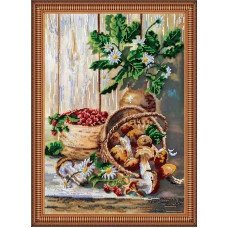 Main Bead Embroidery Kit on Canvas  Abris Art AB-229 Forest fantasy
