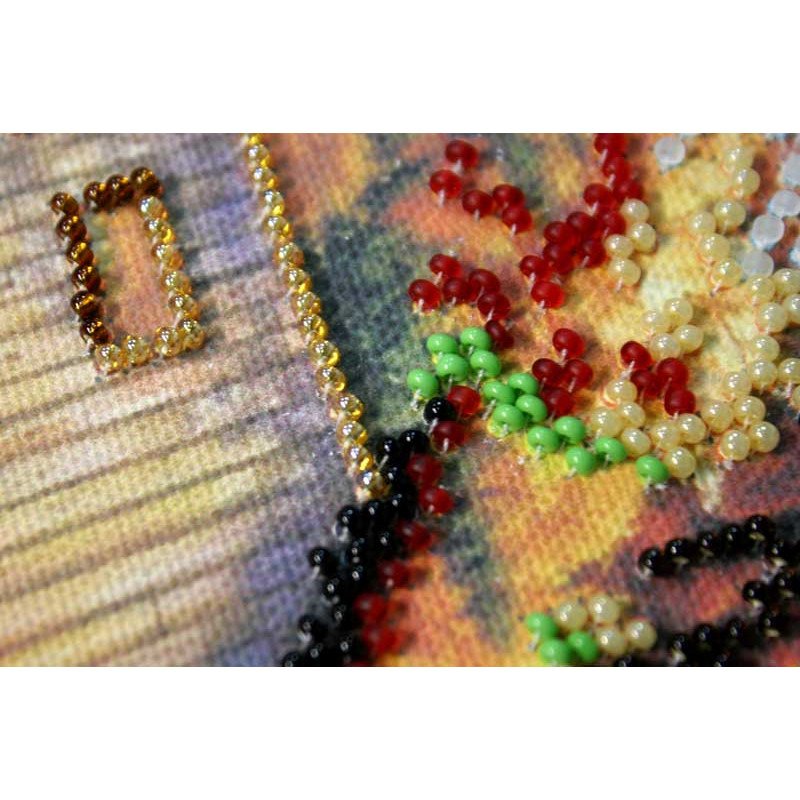 Main Bead Embroidery Kit on Canvas  Abris Art AB-280 Water Mill
