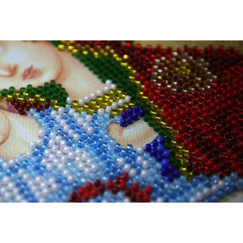 Набор для вышивки бисером на холсте Абрис Арт АВ-290 Икона Богородицы Милующая