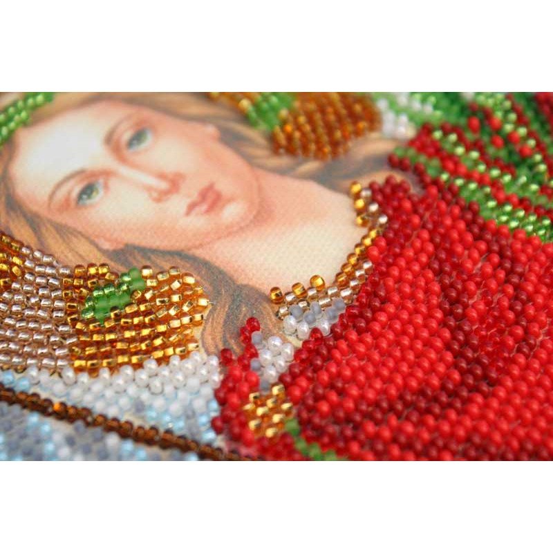 Main Bead Embroidery Kit on Canvas  Abris Art AB-302 Holy Guardian Angel