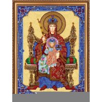 Main Bead Embroidery Kit on Canvas  Abris Art AB-304 Icon of the Theotokos