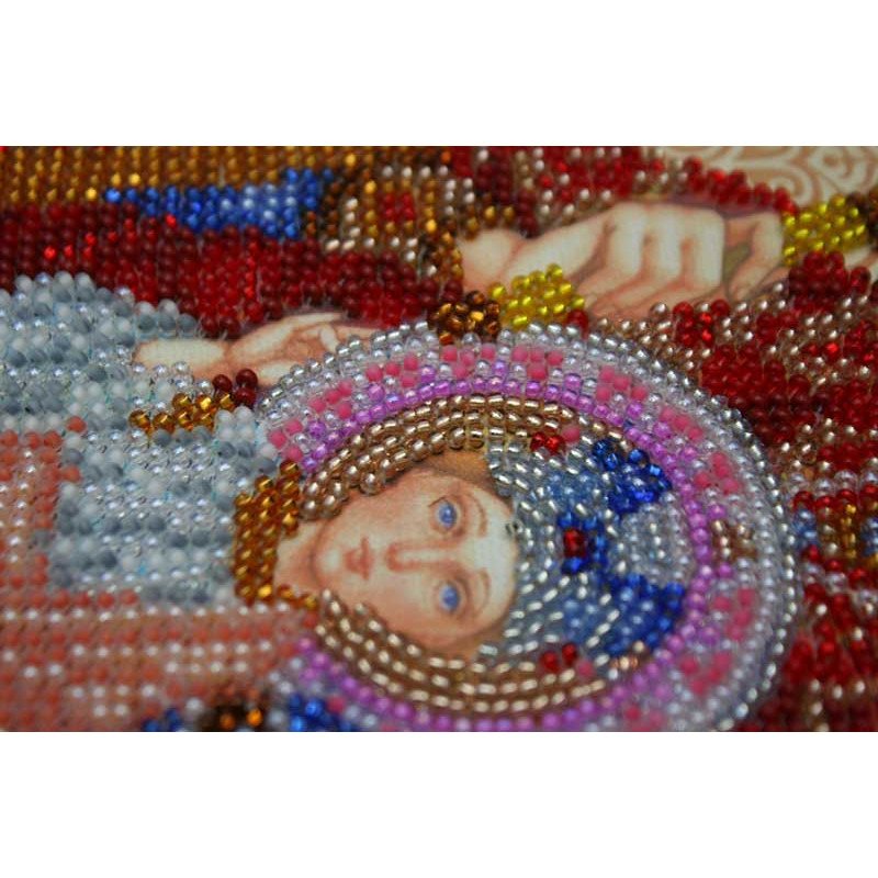 Набір для вишивання бісером на полотні Абріс Арт АВ-304 Ікона Богородиці Державная