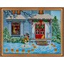 Main Bead Embroidery Kit on Canvas  Abris Art AB-308 New Year's story