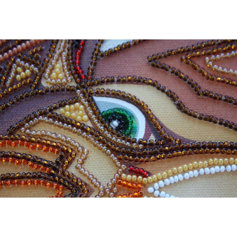 Main Bead Embroidery Kit on Canvas  Abris Art AB-332-02 Sign of the Zodiac Taurus