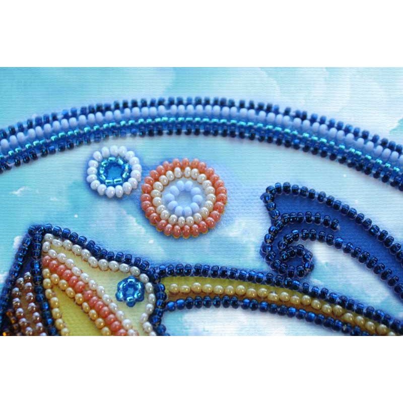 Main Bead Embroidery Kit on Canvas  Abris Art AB-332-07 Libra