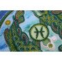 Main Bead Embroidery Kit on Canvas  Abris Art AB-332-12 Sign of the Zodiac of Pisces