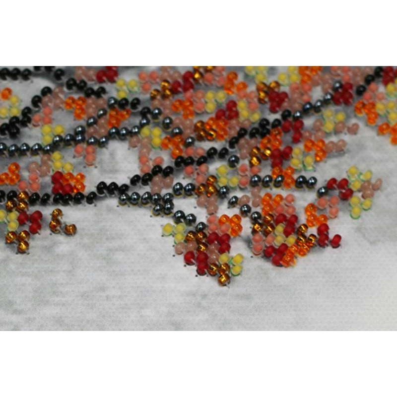 Набор для вышивки бисером на холсте Абрис Арт АВ-353 Осенняя набережная