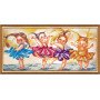 Main Bead Embroidery Kit on Canvas  Abris Art AB-377 Dance of the Masen Swans