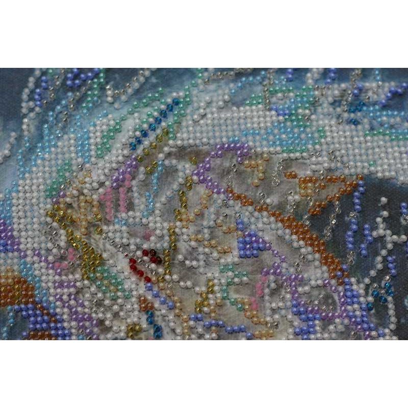 Main Bead Embroidery Kit on Canvas  Abris Art AB-418 Radiance of fidelity