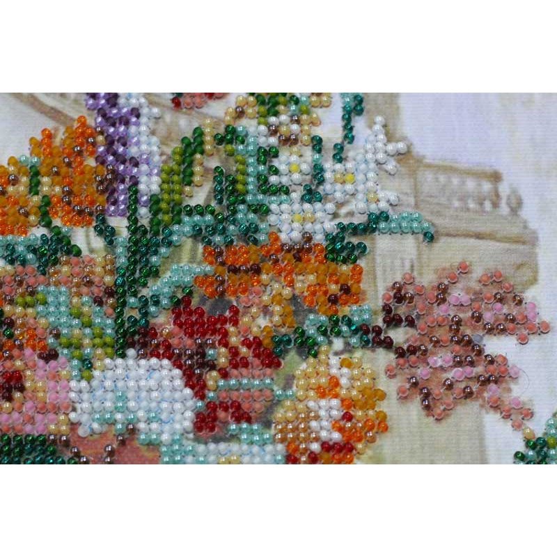 Main Bead Embroidery Kit on Canvas  Abris Art AB-426 Garden of the Gods-3