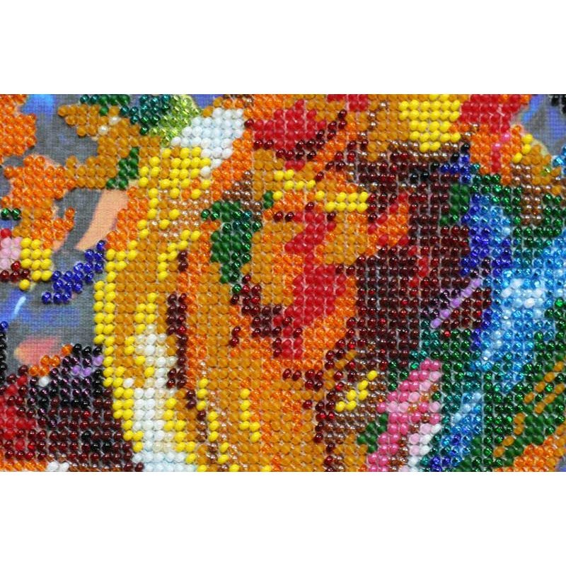 Main Bead Embroidery Kit on Canvas  Abris Art AB-442 Balloons