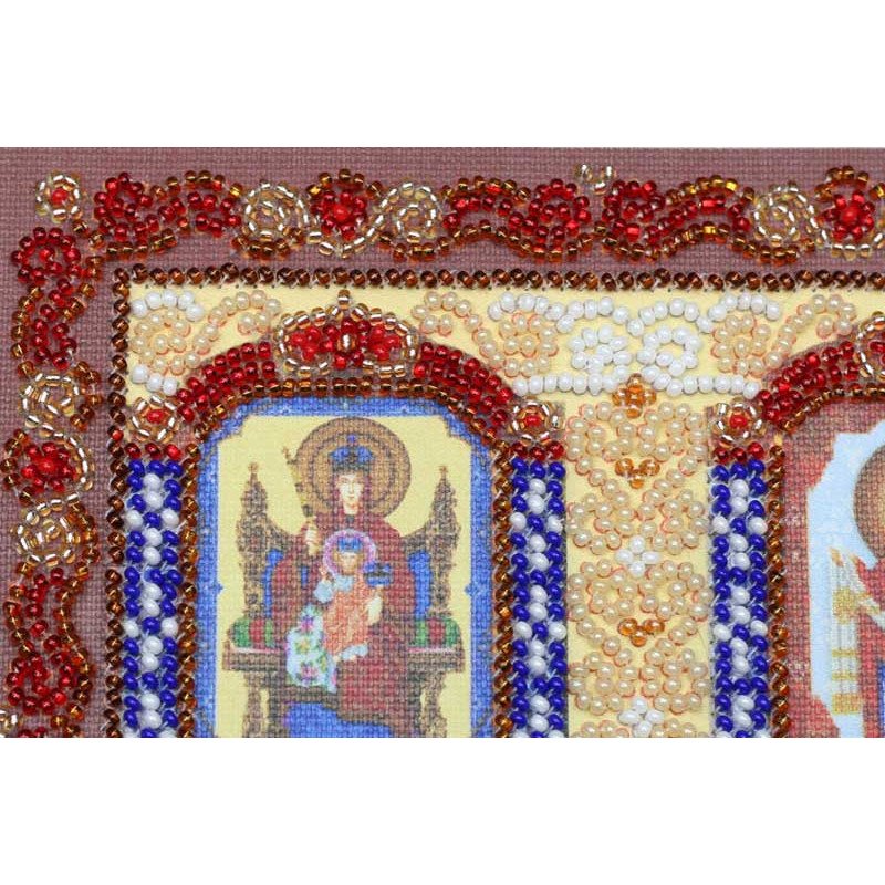 Набор для вышивки бисером на холсте Абрис Арт АВ-443 Молитва о семье