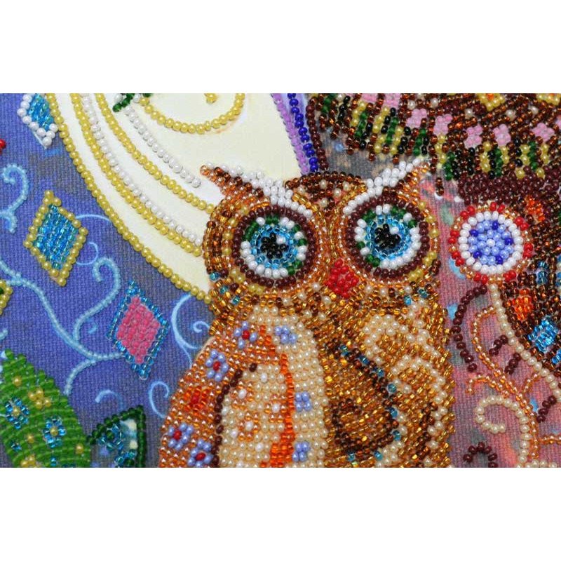 Main Bead Embroidery Kit on Canvas  Abris Art AB-445 Midnight shades