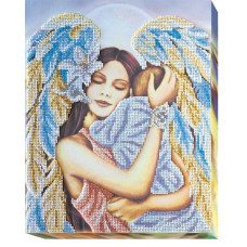 Набор для вышивки бисером на холсте Абрис Арт АВ-446 Радость материнства