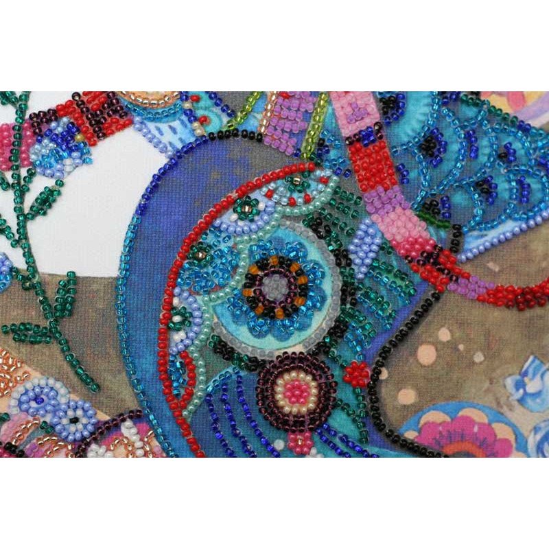 Main Bead Embroidery Kit on Canvas  Abris Art AB-447 With good news