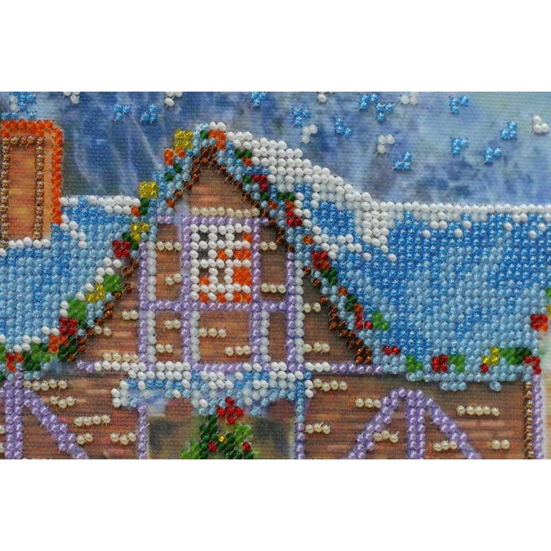 Main Bead Embroidery Kit on Canvas  Abris Art AB-453 Christmas Celebrations