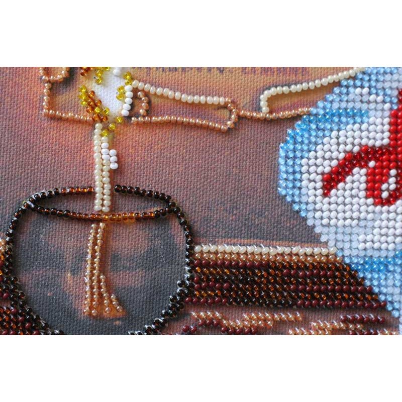 Main Bead Embroidery Kit on Canvas  Abris Art AB-459 Prayer