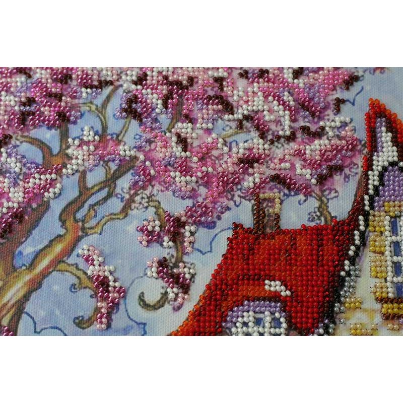 Main Bead Embroidery Kit on Canvas  Abris Art AB-469 Fairy Summer