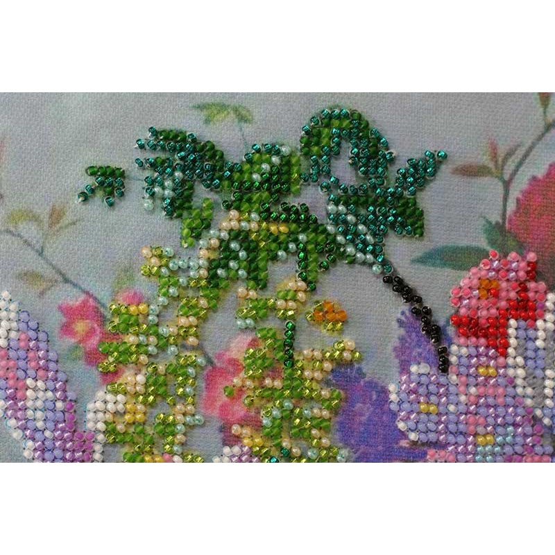 Main Bead Embroidery Kit on Canvas  Abris Art AB-474 Lilac Twilight