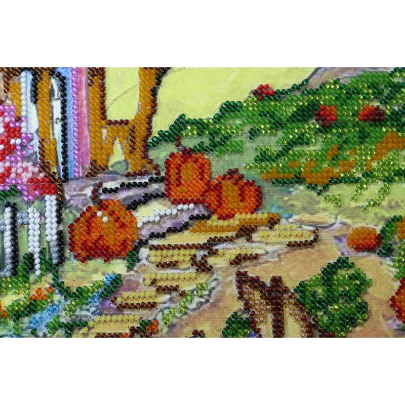 Main Bead Embroidery Kit on Canvas  Abris Art AB-481 Fairy Autumn