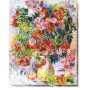 Main Bead Embroidery Kit on Canvas  Abris Art AB-490 Chrysanthemums