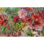 Main Bead Embroidery Kit on Canvas  Abris Art AB-490 Chrysanthemums