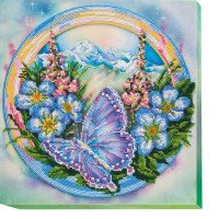 Main Bead Embroidery Kit on Canvas  Abris Art AB-501 Water-colors of summer-1