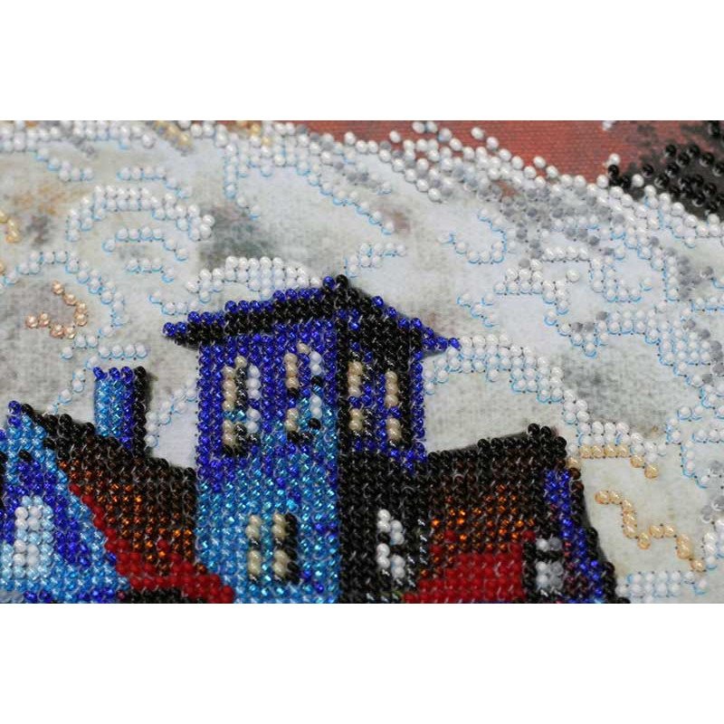 Main Bead Embroidery Kit on Canvas  Abris Art AB-514 Fluffy Fog