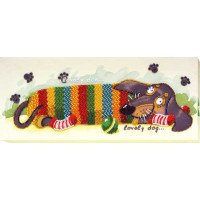 Main Bead Embroidery Kit on Canvas  Abris Art AB-516 Sweet little naughty boy